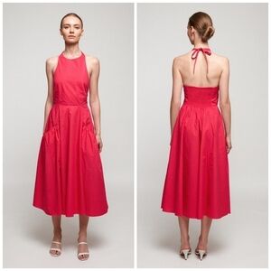 SWF Pink Racer Midi Dress